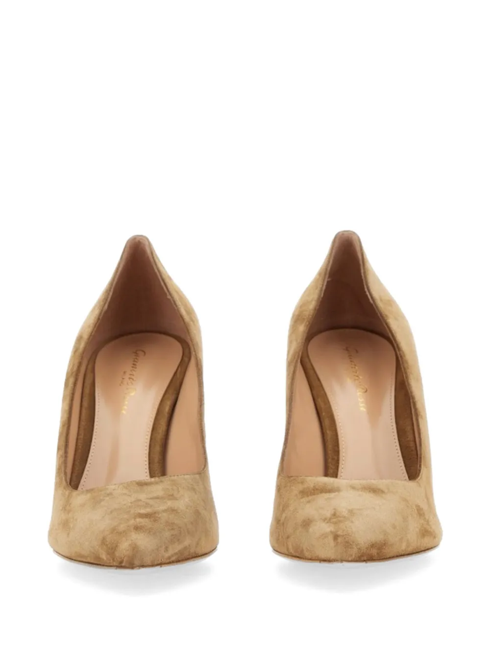 Gianvito Rossi 85 pumps met puntige neus Beige