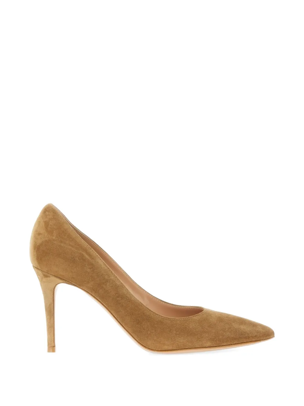 Gianvito Rossi 85 pumps met puntige neus Beige