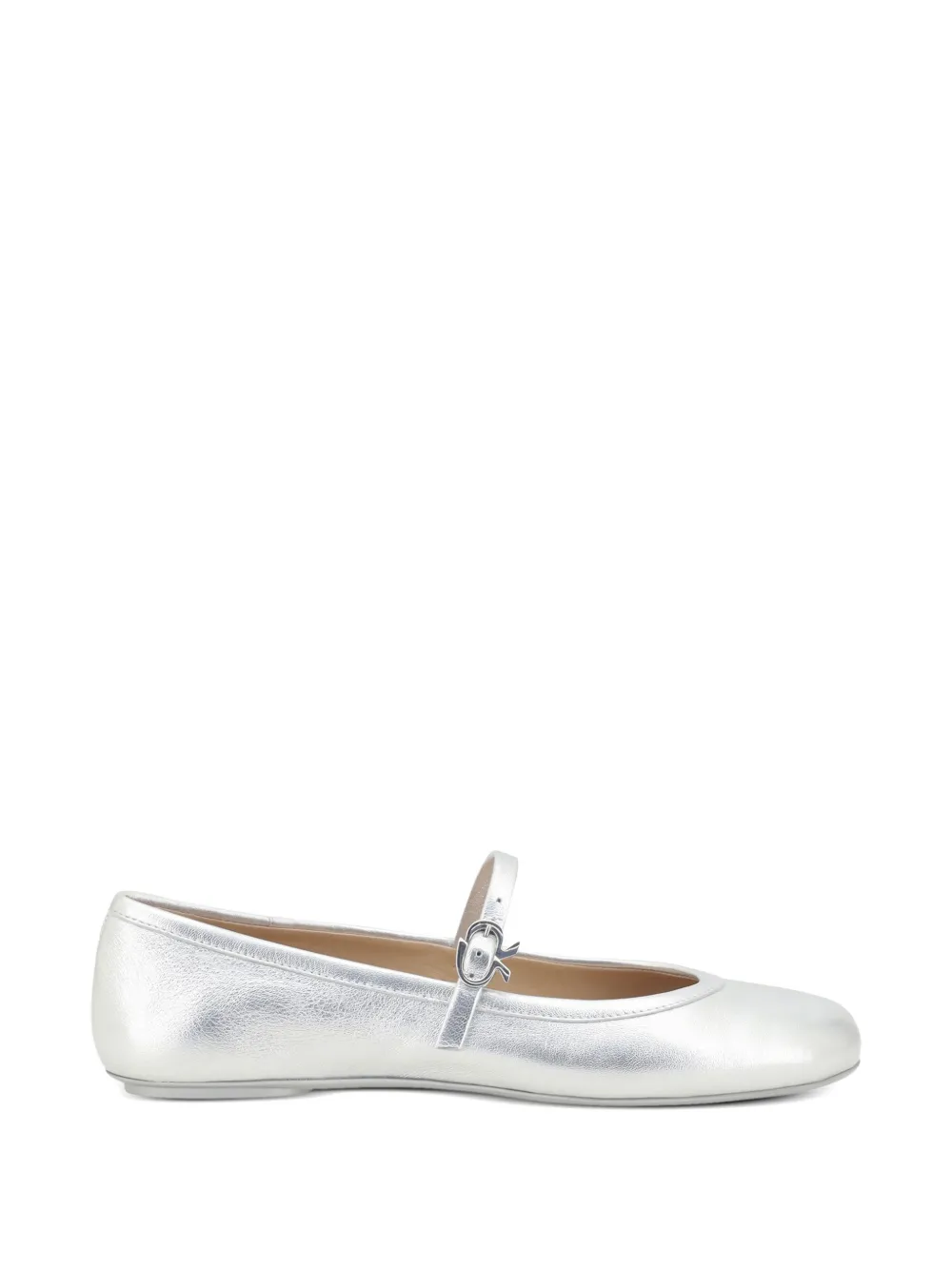 Gianvito Rossi Carla ballet flats - Silber