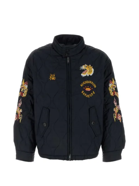 Baracuta x Neighborhood quilted embroidered bomber jacket
