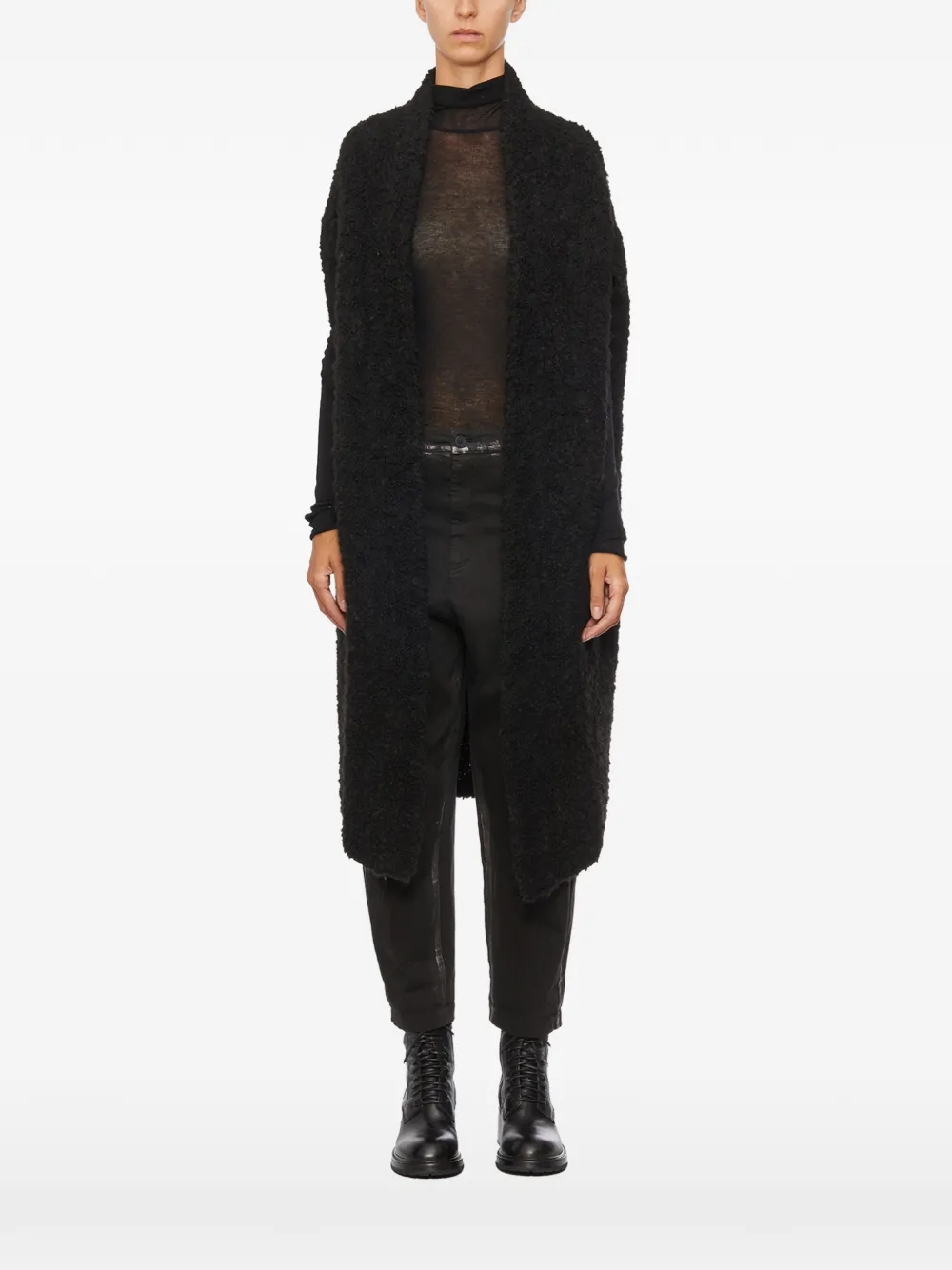 Giorgio Brato zip buckle sweater - Nero