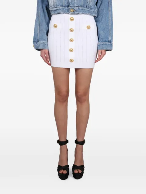 Balmain falda con botones
