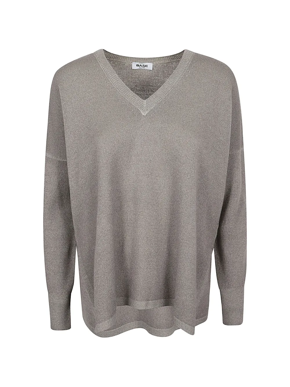 Base Milano V-neck sweater - Grigio
