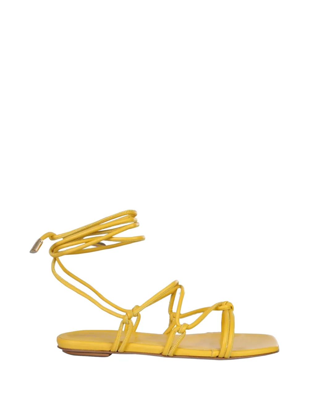 GIABORGHINI open-toe sandals - Giallo