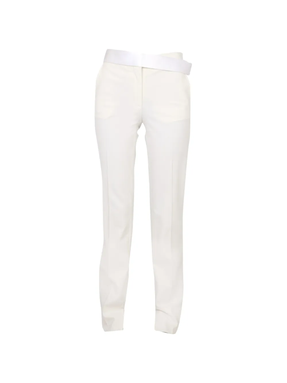 Stella McCartney split hem trousers - Bianco