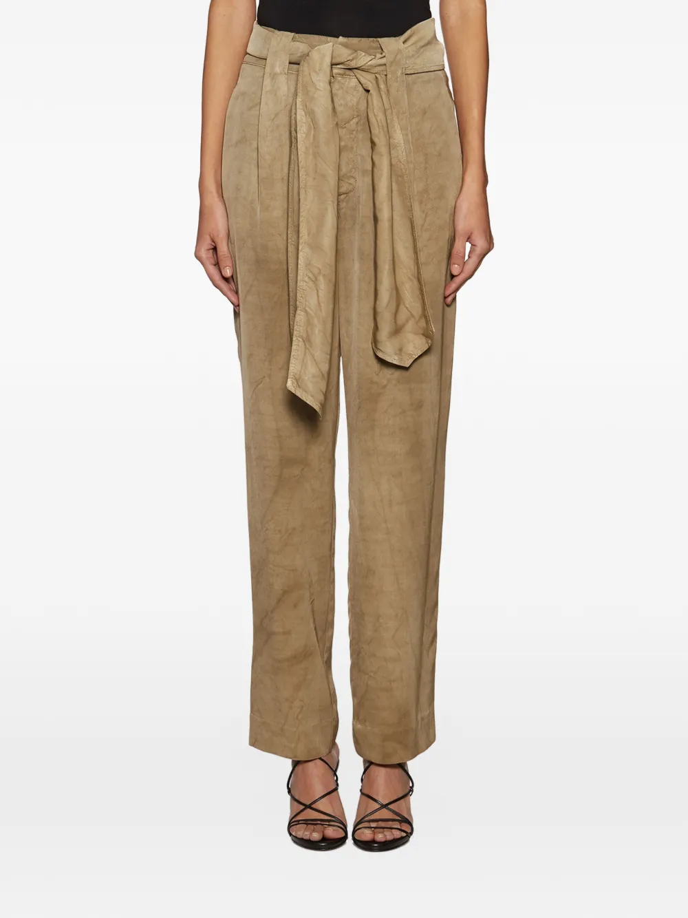 DONDUP belted trousers - Toni neutri