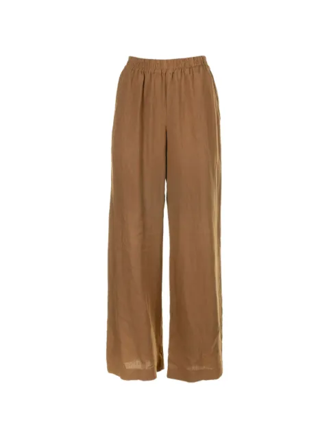 Eleventy high-waisted elastic trousers
