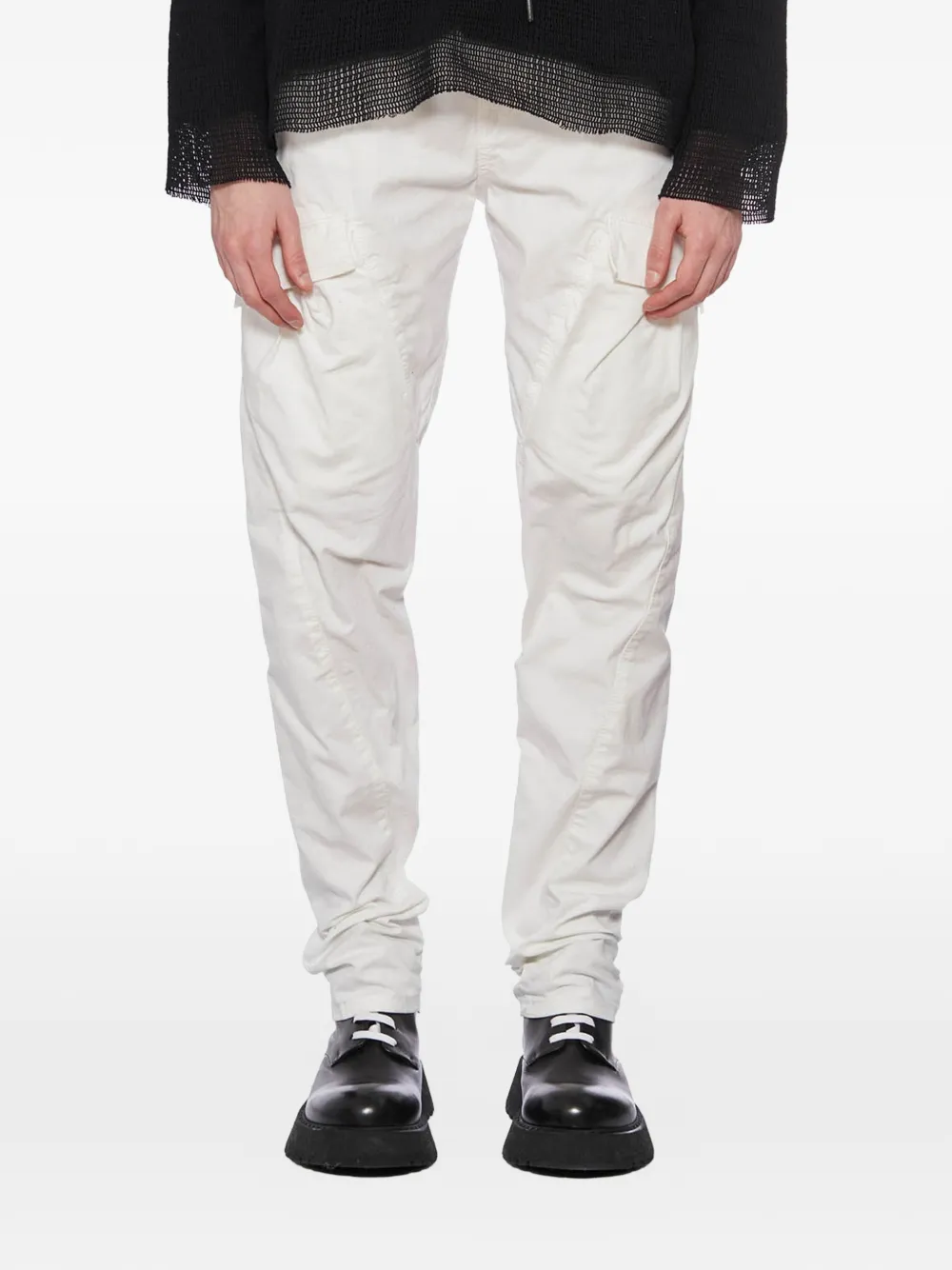 Andrea Ya'aqov cargo trousers - Bianco