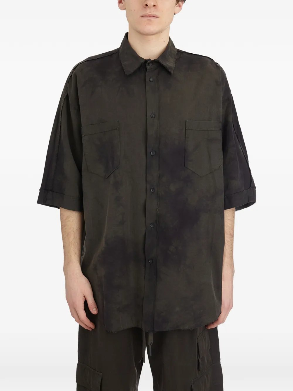 Andrea Ya'aqov pockets shirt - Nero