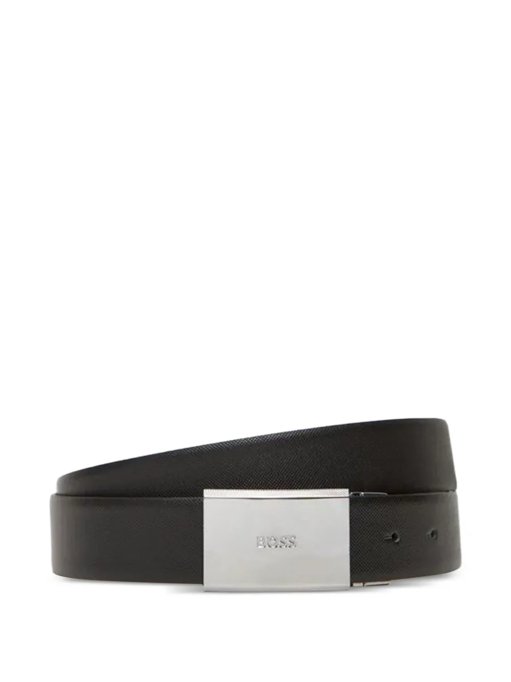 BOSS Omkeerbare leren riem Bruin