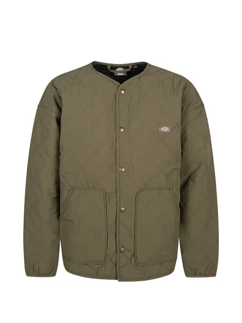 DICKIES logo-detail quilted jacket