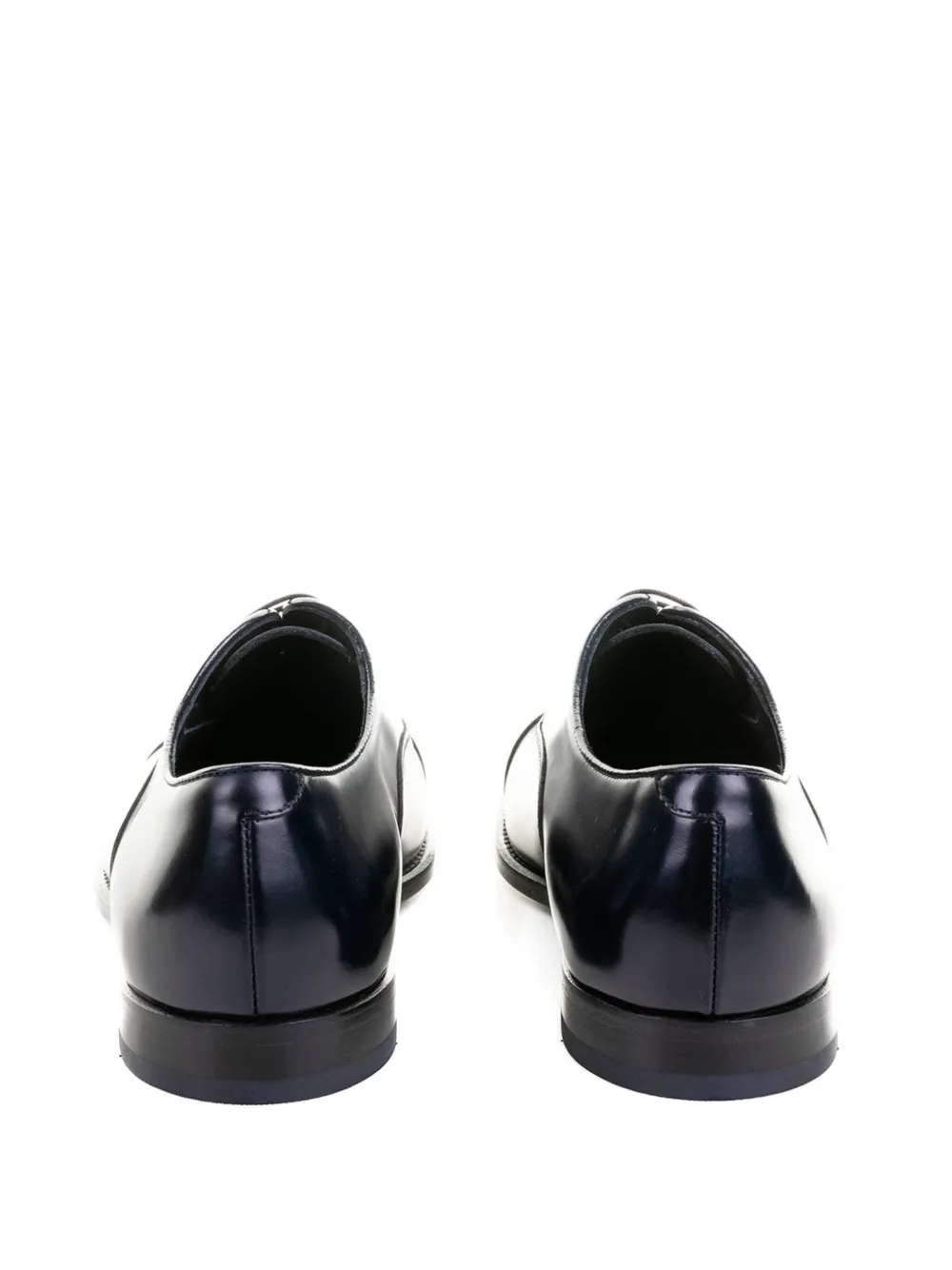 Doucal's leather Oxford shoes Blauw