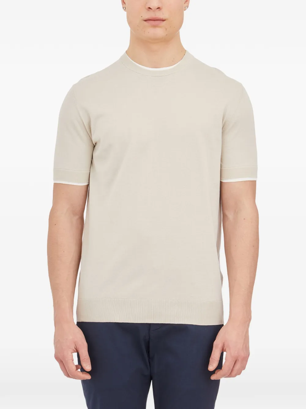 Paolo Pecora Short-sleeve T-shirt In Neutral