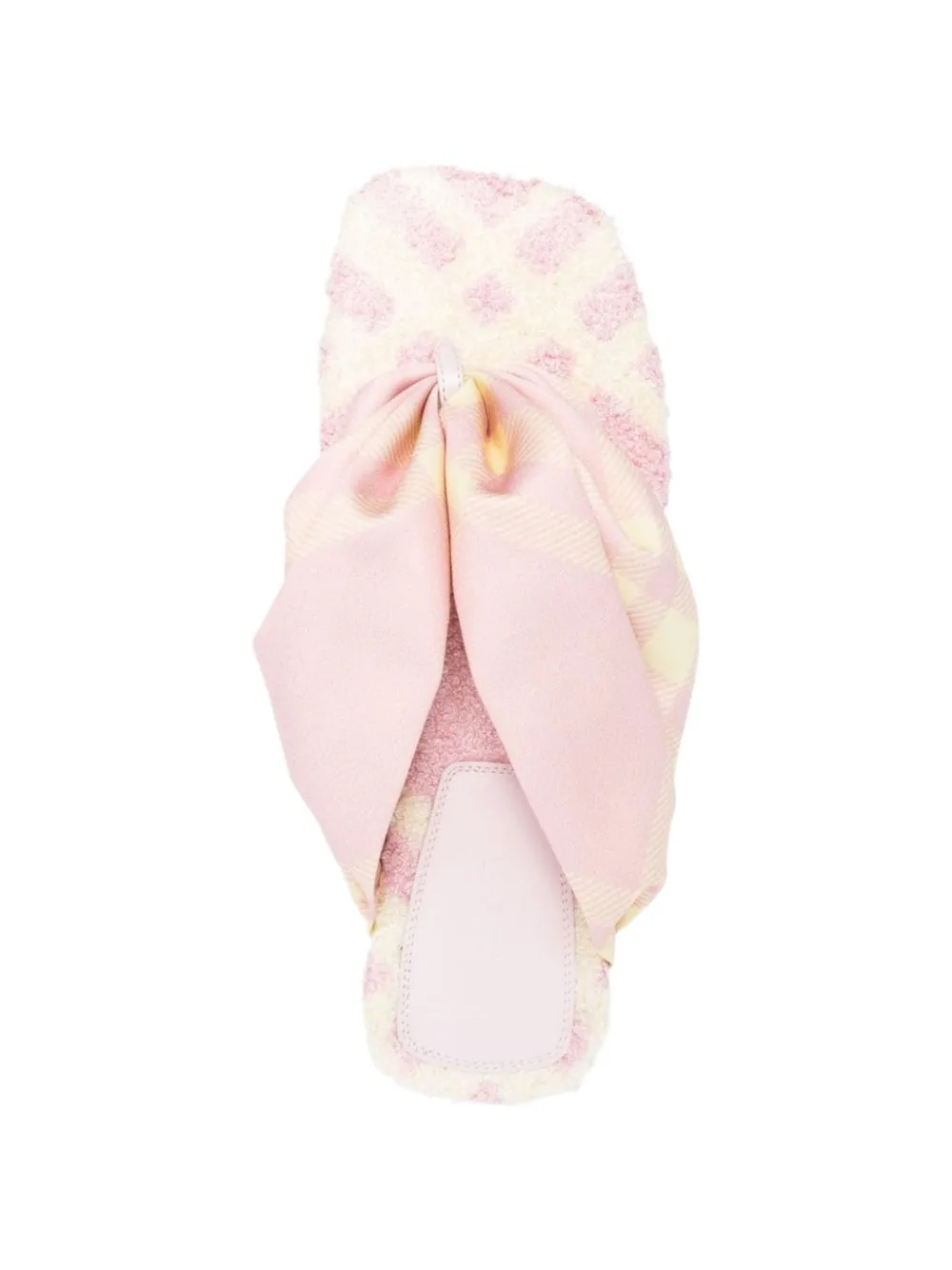 Burberry Geruite sandalen Roze