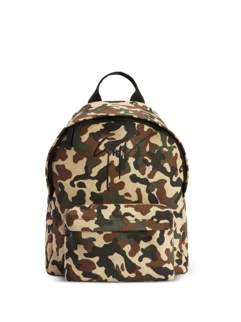 Giuseppe Zanotti mochila Bud con logo militar