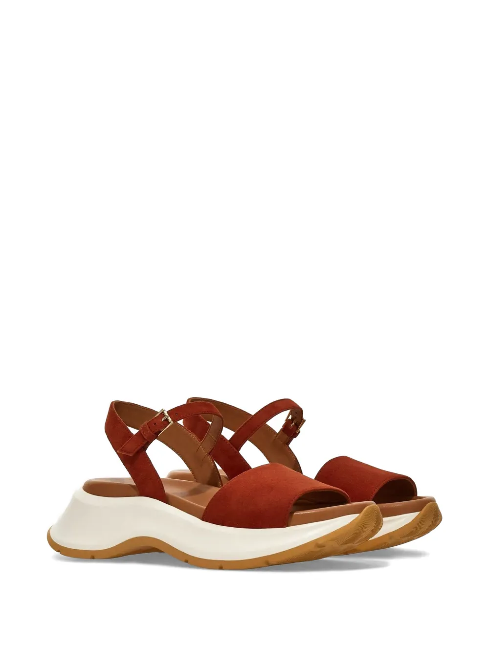 Hogan Sandalen met gesp Bruin