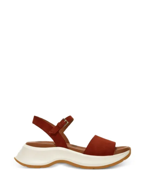 Hogan buckle strap sandals