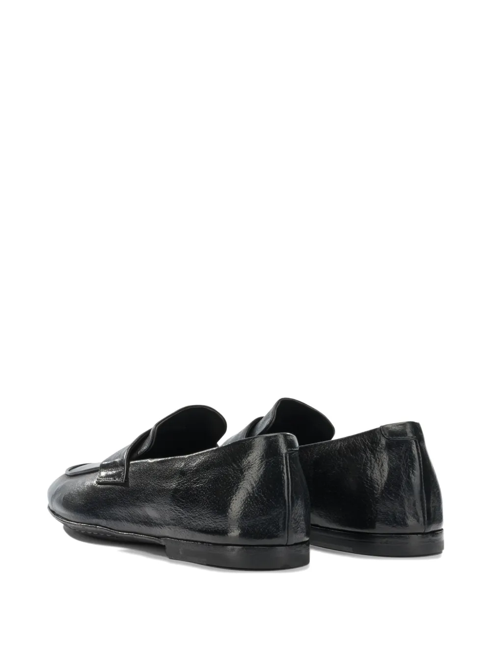 Officine Creative Airto leather loafers Zwart