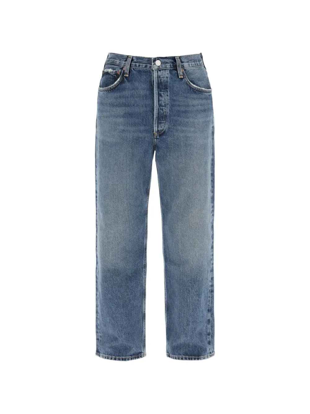 AGOLDE 90 S five-pocket straight-leg jeans - Blau