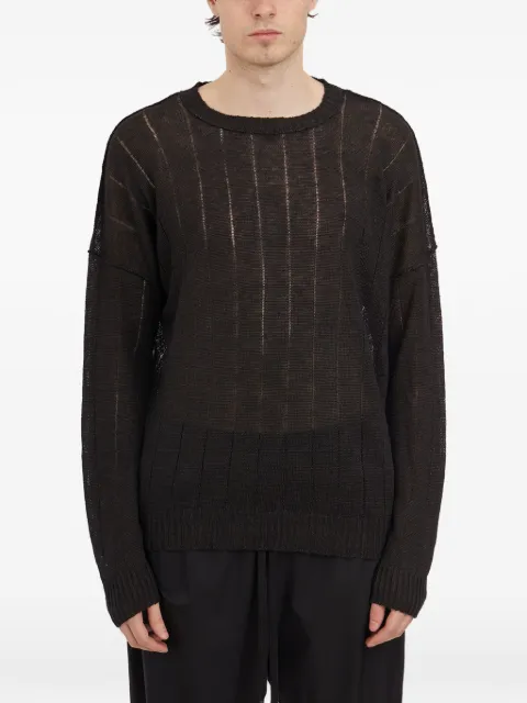Isabel Benenato crew-neck sweater