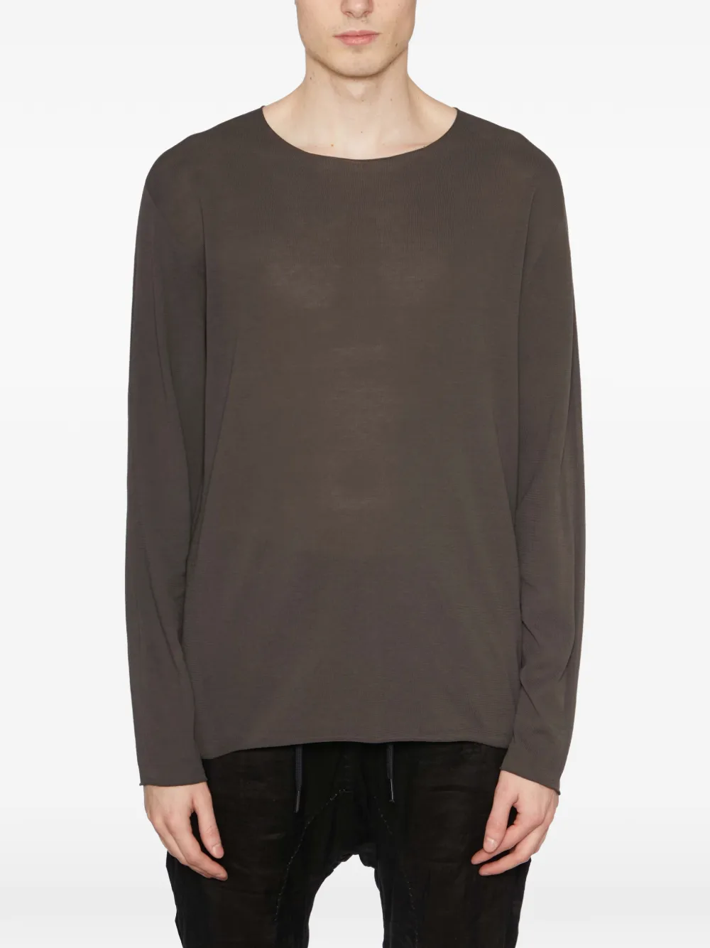 Isabel Benenato long-sleeve T-shirt - Verde