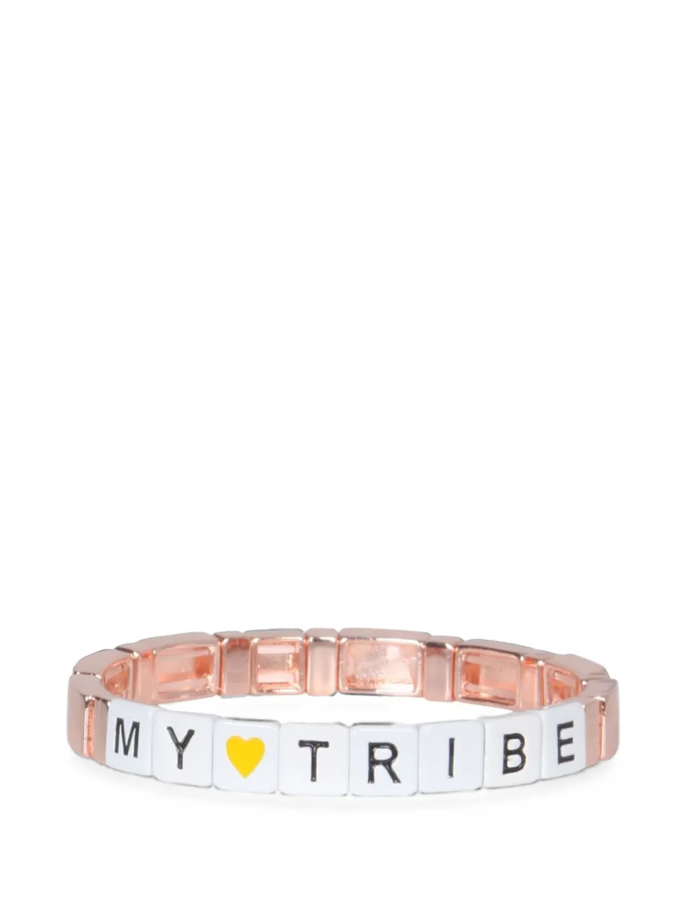 ELLA K block elastic bracelet - Rosa
