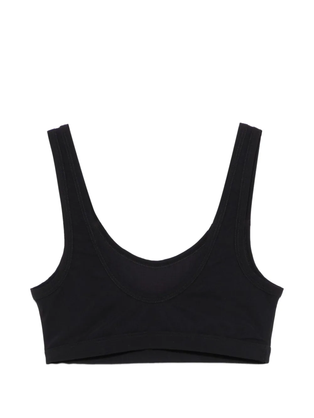 Jil Sander Bikinitop met logoprint Zwart