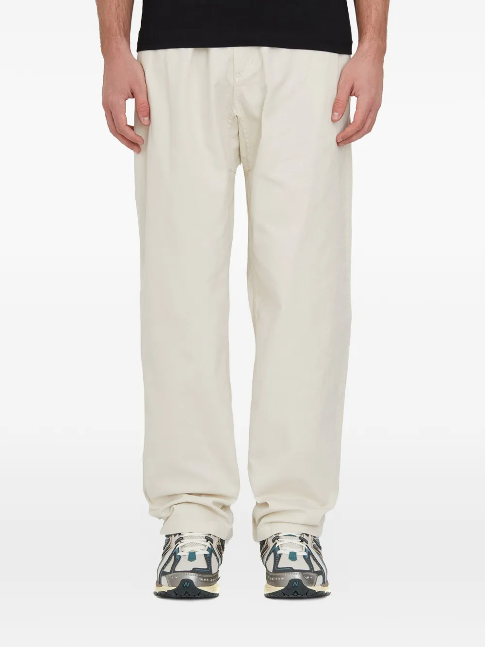 Gramicci 1982 Original elasticated-waist belt trousers - Toni neutri