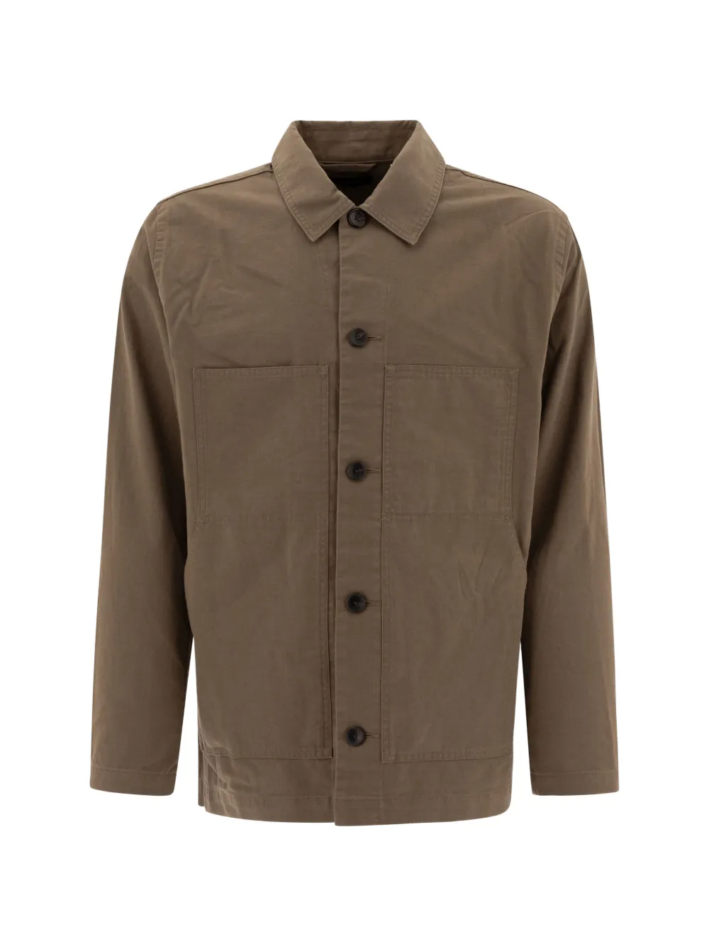 Vince button-front patch-pocket jacket | Braun | Image 1