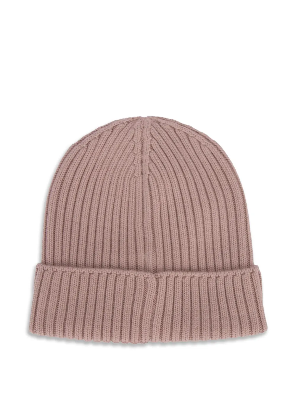 Moncler Enfant Geribbelde hoed met logopatch Roze