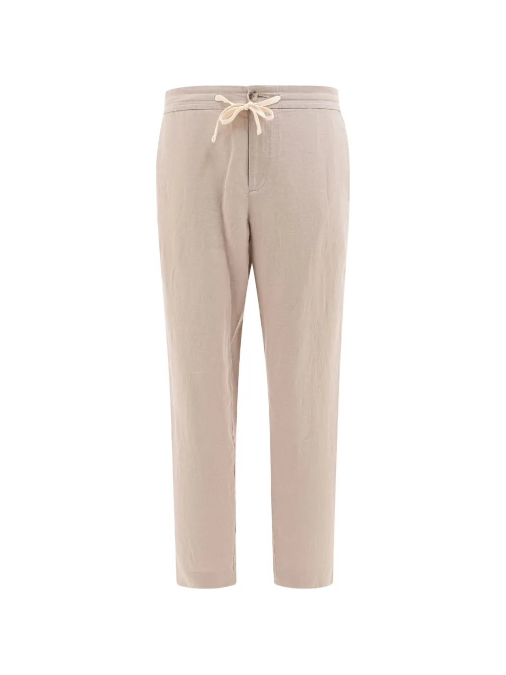 Vince Drawstring Tapered Trousers In Brown