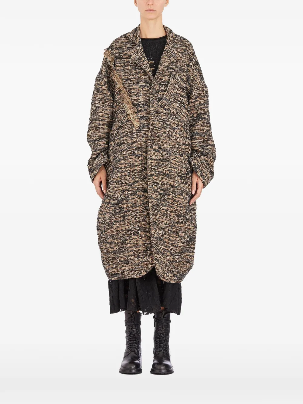 CHIAHUNG SU single-breasted coat - Toni neutri