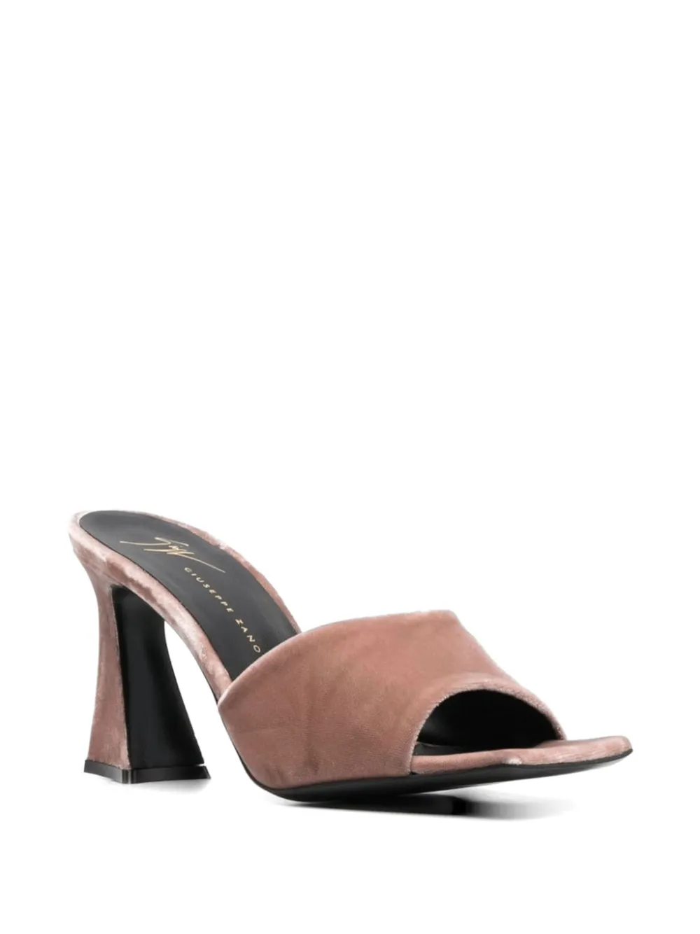 Giuseppe Zanotti Fluwelen sandalen Roze