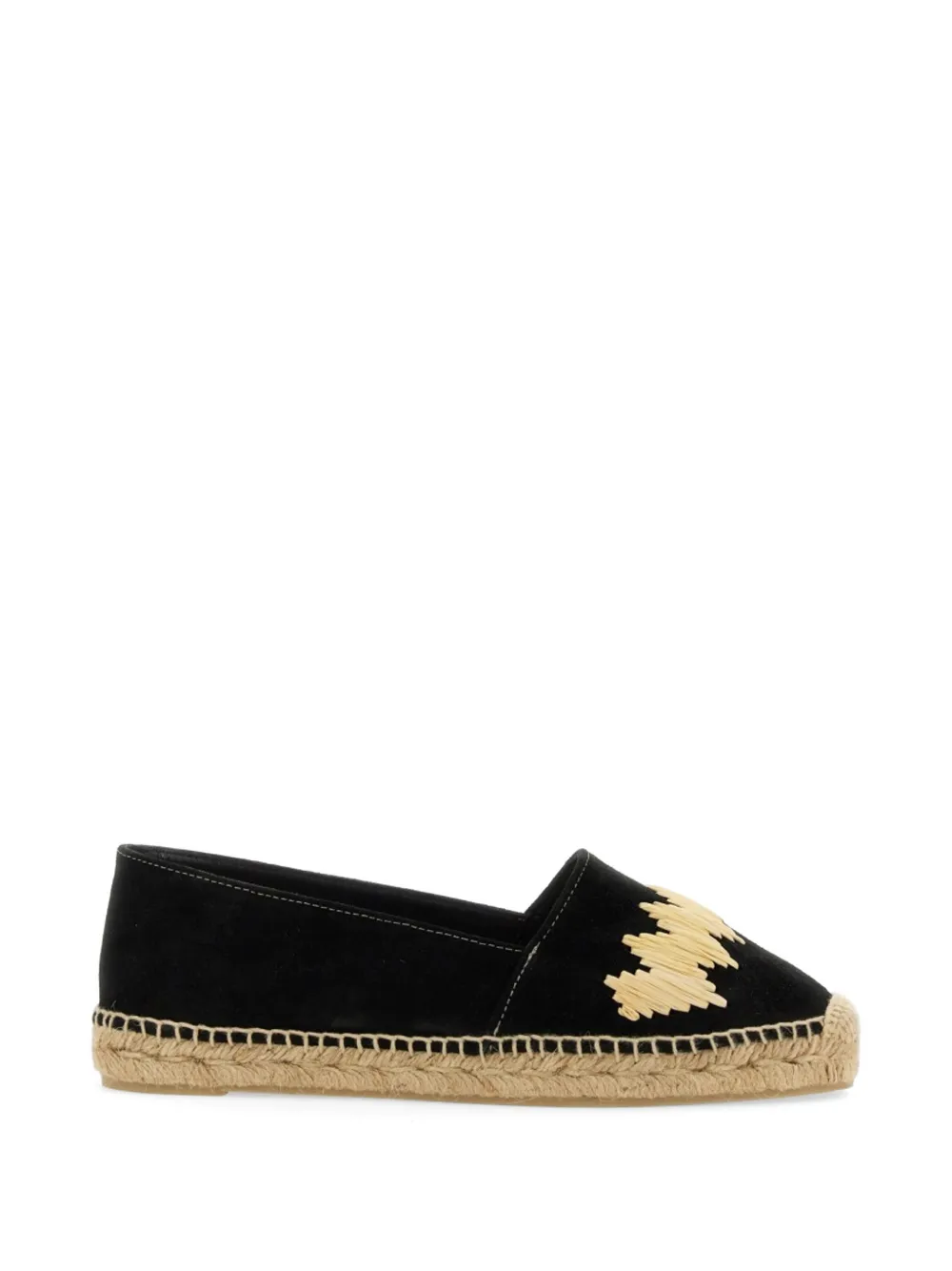 Castañer zig-zag karen espadrille - Nero