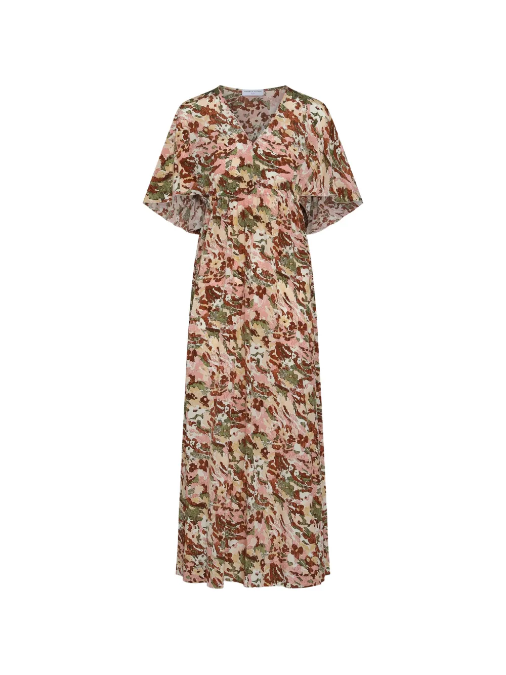Marinella Piccinno Lucia printed silk midi dress