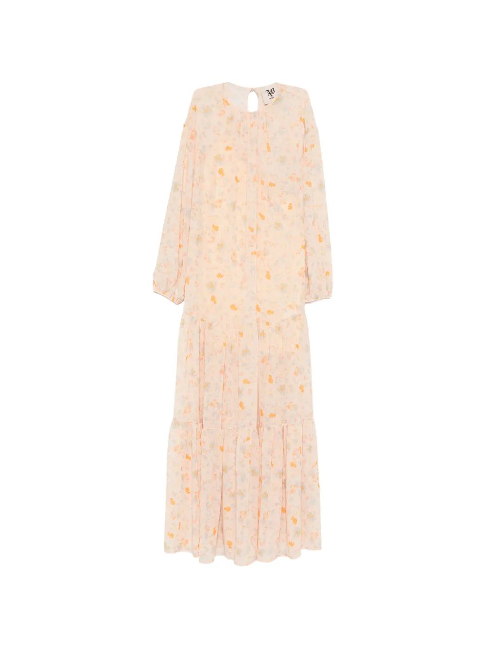 Aniye By Dora floral-print tiered dress - Rosa