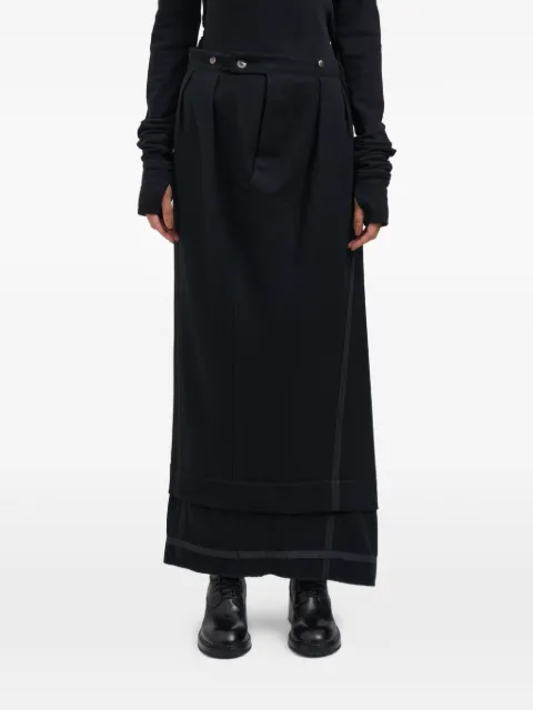 Marc Le Bihan rear-slit maxi skirt