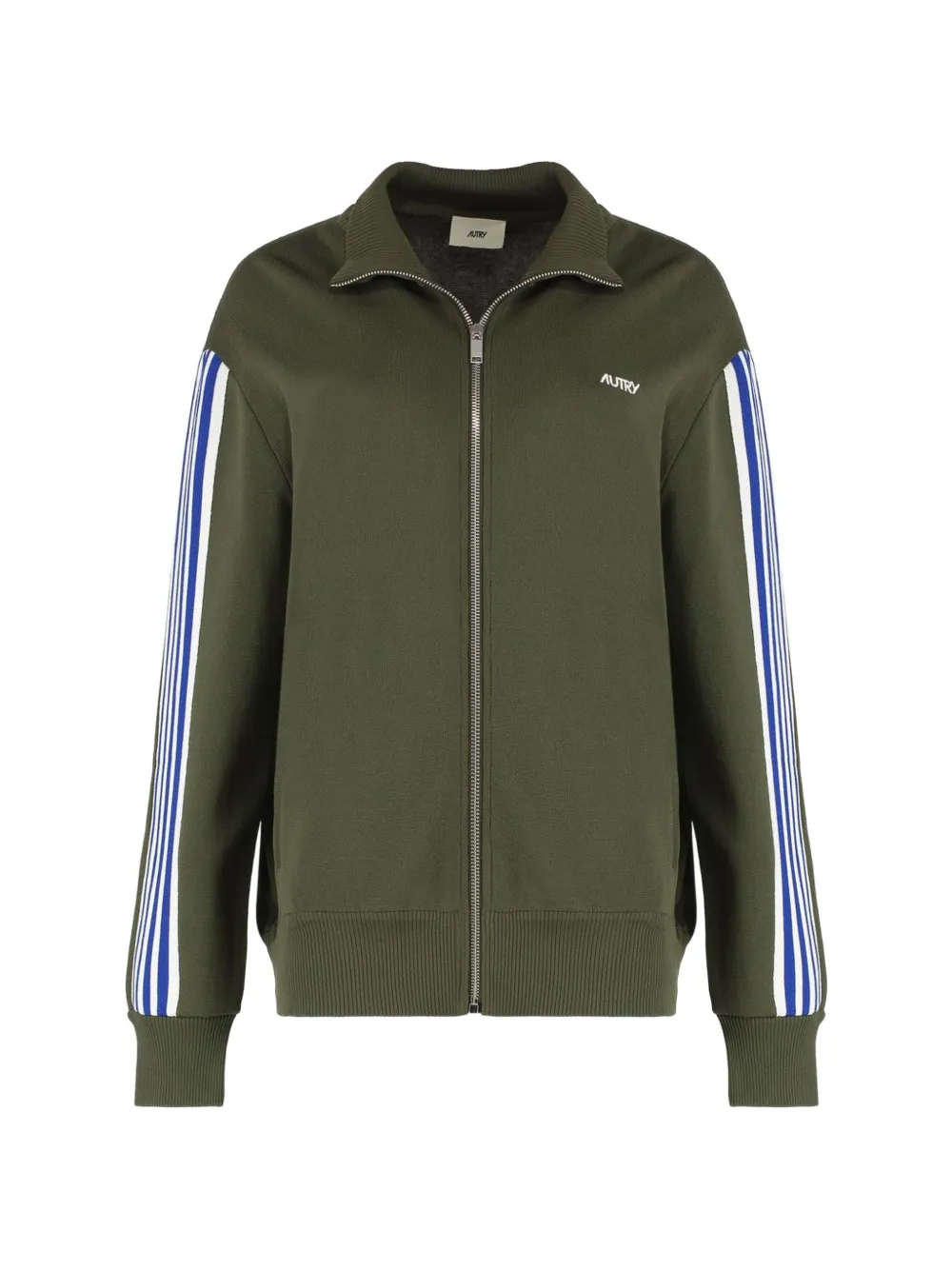Autry stripe zip sweatshirt - Verde