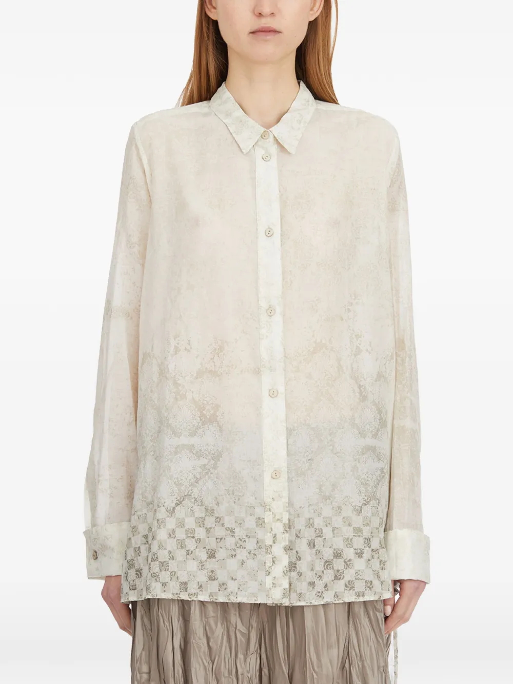 Masnada long sleeve shirt - Toni neutri