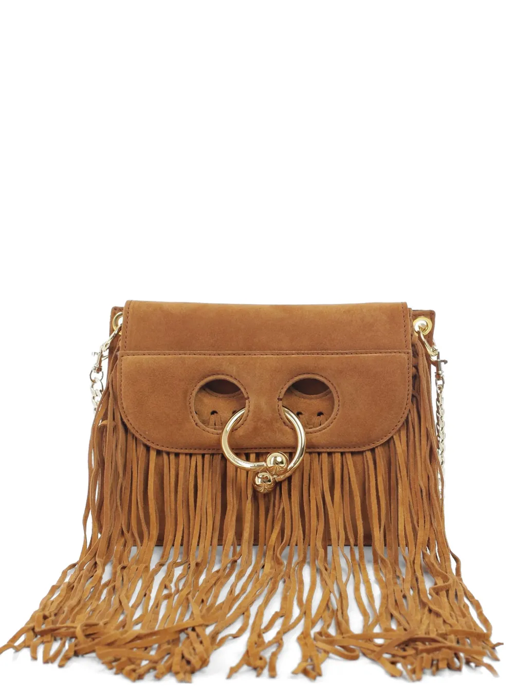 JW Anderson Pierce fringe tote bag - Marrone