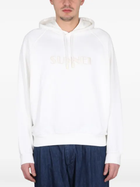 Sunnei logo-detail hoodie