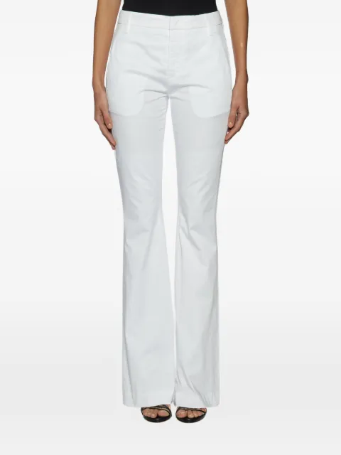DONDUP cotton flared trousers