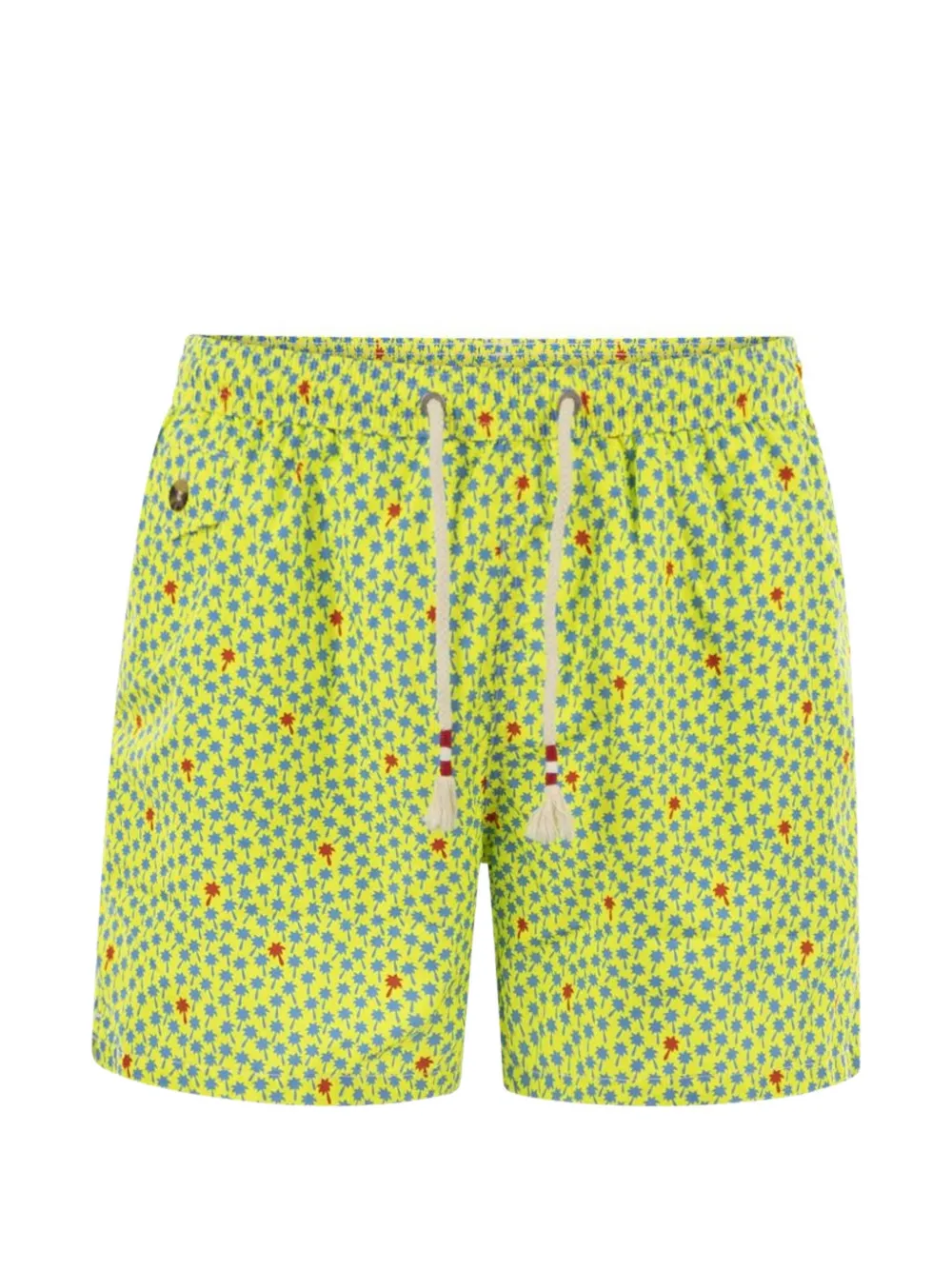 MC2 Saint Barth 로고 패치 스윔 쇼츠 | 옐로