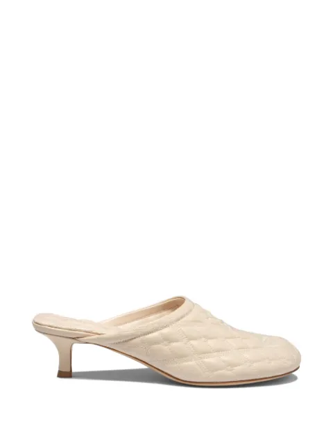 Burberry quilted mules