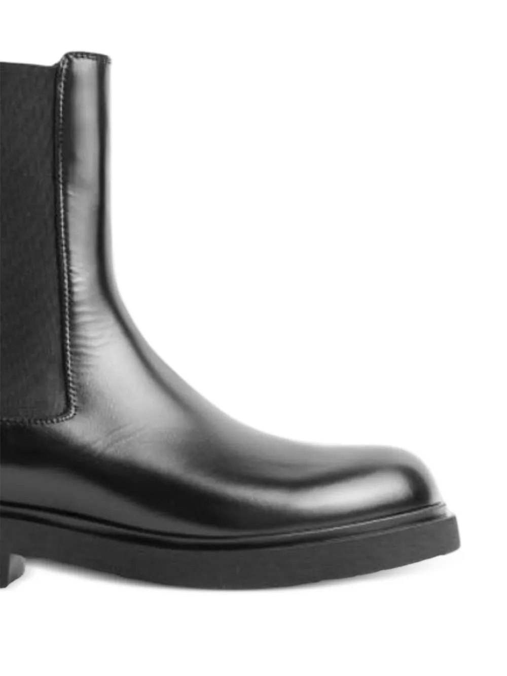 Legres Botas Pull-on Con Paneles - Negro 