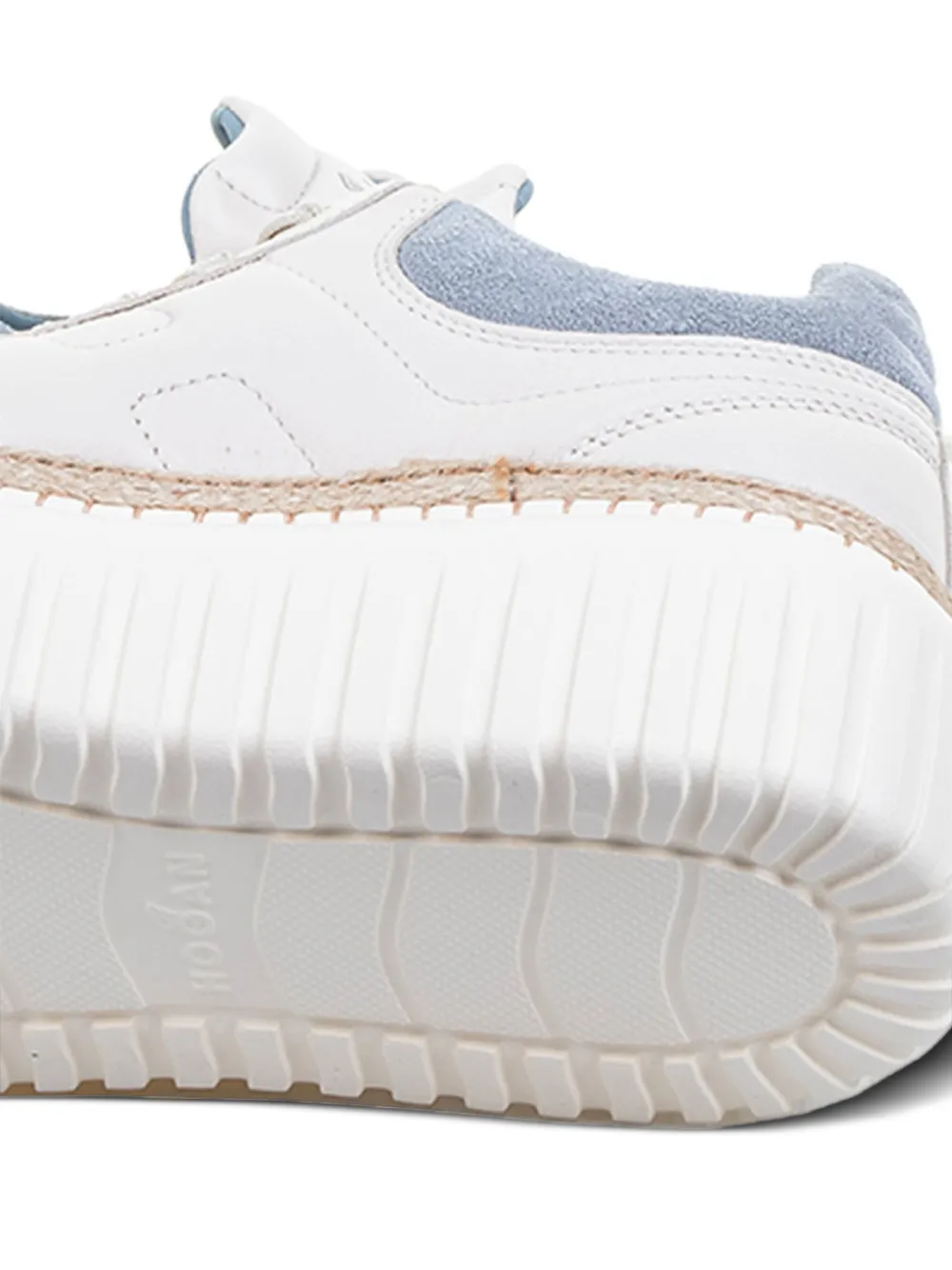 Hogan H-Stripes platform sneakers Wit