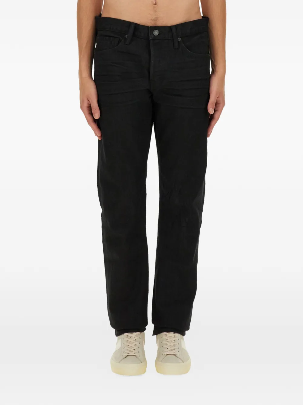 TOM FORD straight-leg trousers - Blu