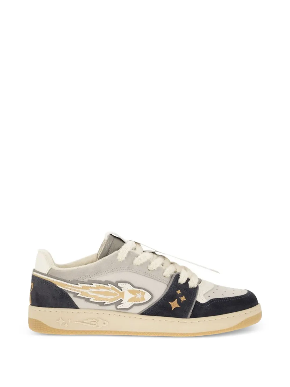 Enterprise Japan rocket appliqué sneakers - Grigio