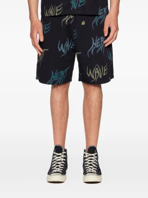 Carhartt WIP wave heat bermuda shorts