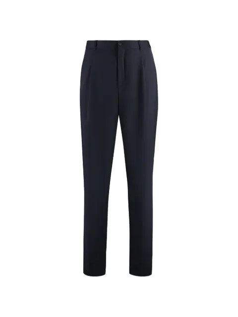 Giorgio Armani front-pleats virgin wool trousers